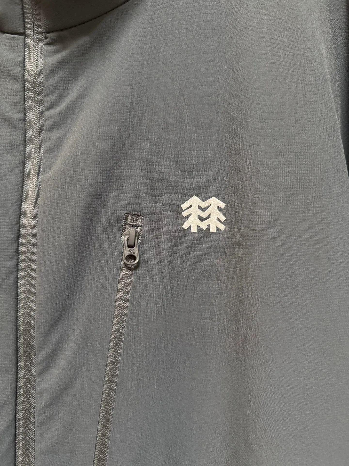[Premium replica] KOLON SPORT/Kelon 26Fw TECHSHELL 3L soft shell jacket, stretch thin jacket (grey blue), originally purchased from KF, exclusive customization, custom dyed fabric, light and breathable, windproof and water repellent, hand pockets, taped inside, comfortable and not stuffy, look for the correct version Size: m/l/xl/2xl/3xl/4xl